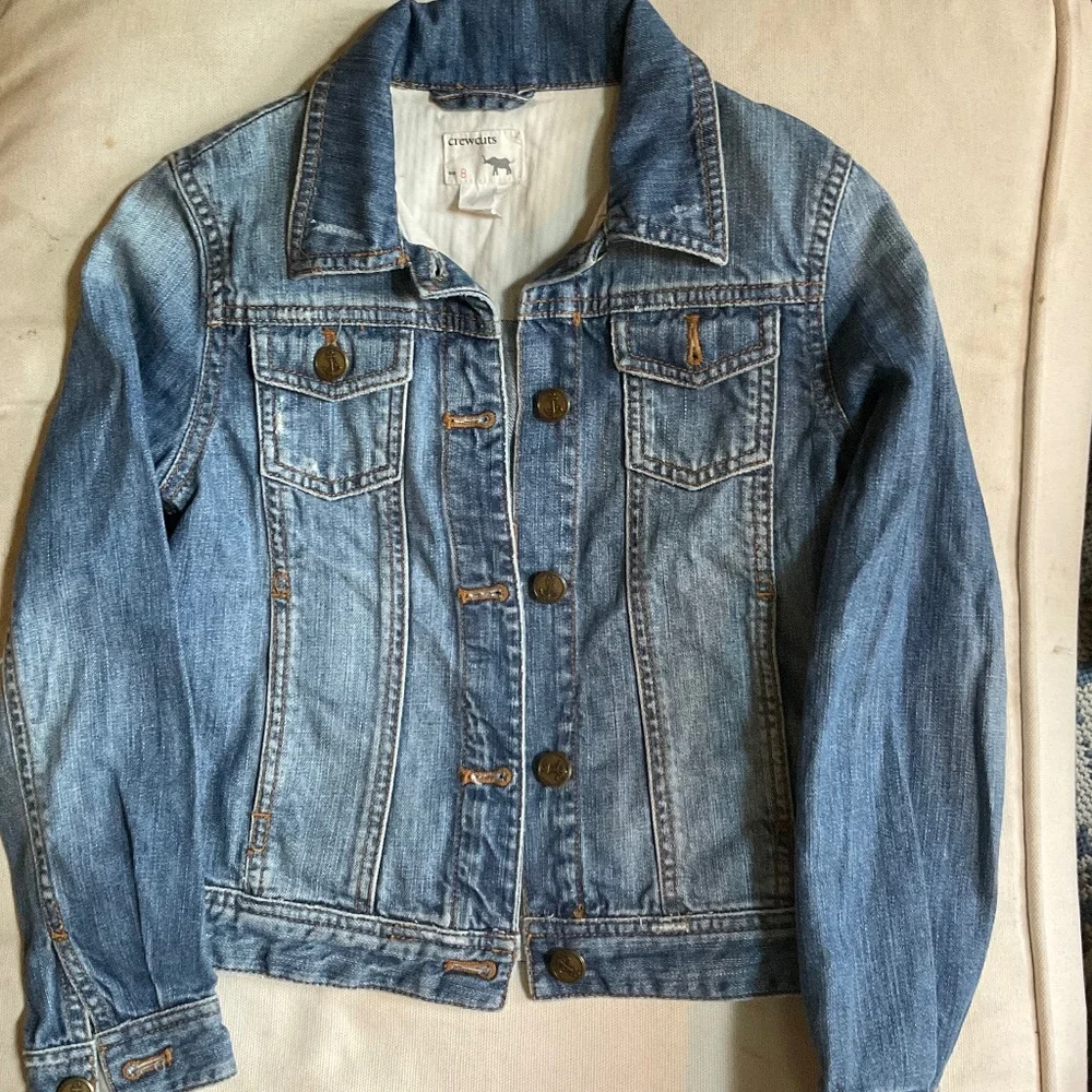 Crewcuts Denim Jacket Size 8